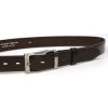 Dárkový set s tmavě hnědým koženým opaskem 115 cm - Penny Belts