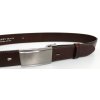 Dárkový set s tmavě hnědým koženým opaskem 115 cm - Penny Belts