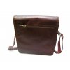 Kožená taška přes rameno KATANA - hnědá
