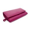 Podlouhlá kožená peněženka Arwel - fuchsiová
