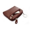 Větší kožená klíčenka Arwel - hnědá
