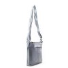 Kožená taštička Arwel - stříbrná