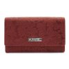 Kožená peněženka s ražbou  Arwel - červená