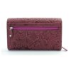 Kožená peněženka s ražbou  Arwel - fuchsiová