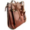 Kožený kabelko-batůžek Katana - hnědý