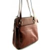 Kožený kabelko-batůžek Katana - hnědý