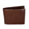 Prostorná kožená pánská peněženka ARWEL - hnědá