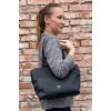 Velká shopper ELEGA na rameno Casual černá/zlato