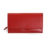 Podlouhlá kožená peněženka Arwel - červená