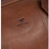 Kožená cestovní taška Mustang - hnědá