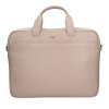 Kožená business taška Lagen  - béžová