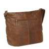 Kožená kabelka přes rameno Justified - cognac