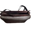 Kožená klopnová taška SendiDesign - tmavě hnědá