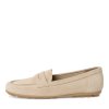 Kožené mokasíny Tamaris - béžové