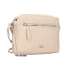 Kožená kabelka Lagen - světle béžová