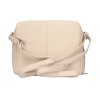 Kožená kabelka Lagen - světle béžová