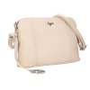 Kožená kabelka Lagen - světle béžová