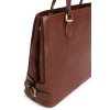 Kožená kabelka Hexagona - hnědá