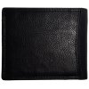 Černá kožená peněženka s ochranou RFID SendiDesign