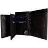 Černá kožená peněženka s ochranou RFID SendiDesign