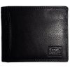 Černá kožená peněženka s ochranou RFID SendiDesign