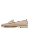 Kožené mokasíny Tamaris -béžové