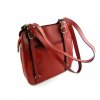 Kožený kabelko-batůžek Katana - červený