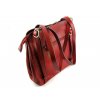 Kožený kabelko-batůžek Katana - červený