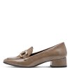 Lesklé mokasíny Tamaris - taupe
