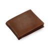 Menší hnědá pánská kožená peněženka Arwel