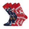 Vánoční ponožky sobi 2 páry Lonka