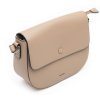 Klopnová kožená kabelka Katana - taupe