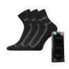 Ponožky sportovní CADDY bavlněné 3pack ČERNÉ