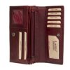Luxusní kožená peněženka Lagen - vínová