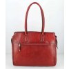 Manažerská kožená kabelka KATANA - červená