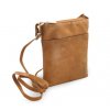 Kožená taštička Arwel - světle hnědá
