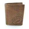 Kožená peněženka s ražbou Lagen - hnědá
