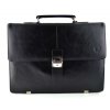 Pánská kožená aktovka s přihrádkou na notebook značky Arwel - černá