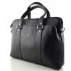 Manažerská kožená taška Arwel- černá