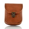 Kožená kapsa na opasek Hajn - světle hnědá