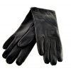 Kožená dámské rukavice Napa  - černé