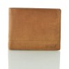 Kožená pánská peněženka Lagen - světle hnědá