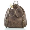 Dámský kožený batoh Hajn - hnědý rustik