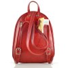 Dámský kožený batoh Hajn - červený
