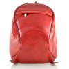 Dámský kožený batoh Hajn - červený