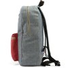 Textilní batoh G.ride France - šedo červený