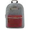 Textilní batoh G.ride France - šedo červený