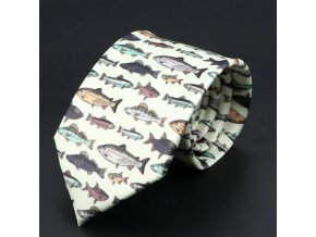 kravata originalni ryby kapr rybar rybari