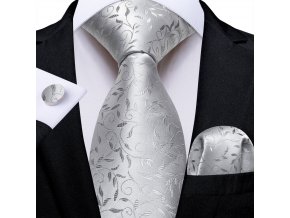 stribrna kravata svatebni
