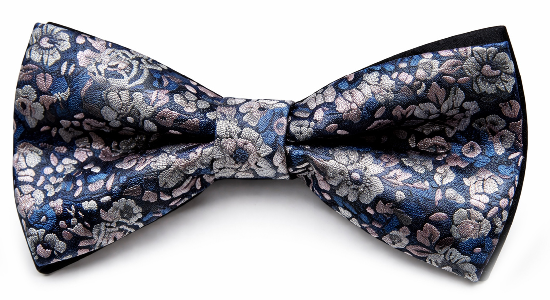 Mahoosive Pánský motýlek atraktivní elegantní - květinový světlý